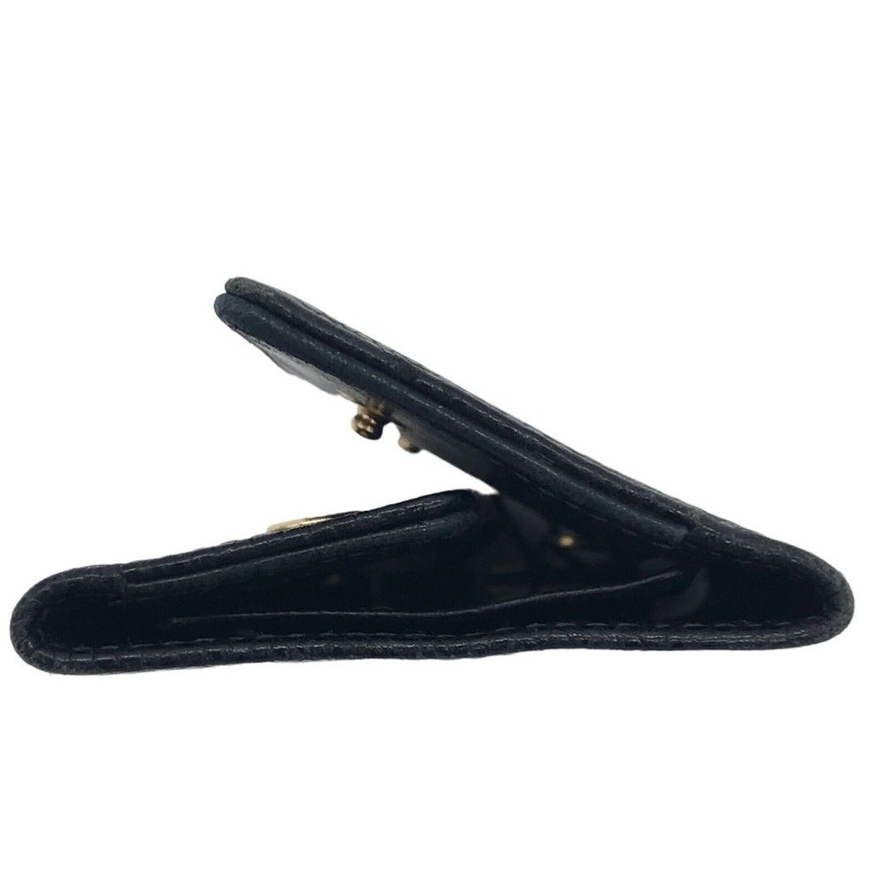 CHANEL Black Caviar Leather 6 Key Holder Case Wallet with Pouch - 4.24"x2.75" - Picture 14 of 16